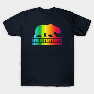 Wallstreetbets Gay Bear - Stock market - Stonks Meme T-Shirt